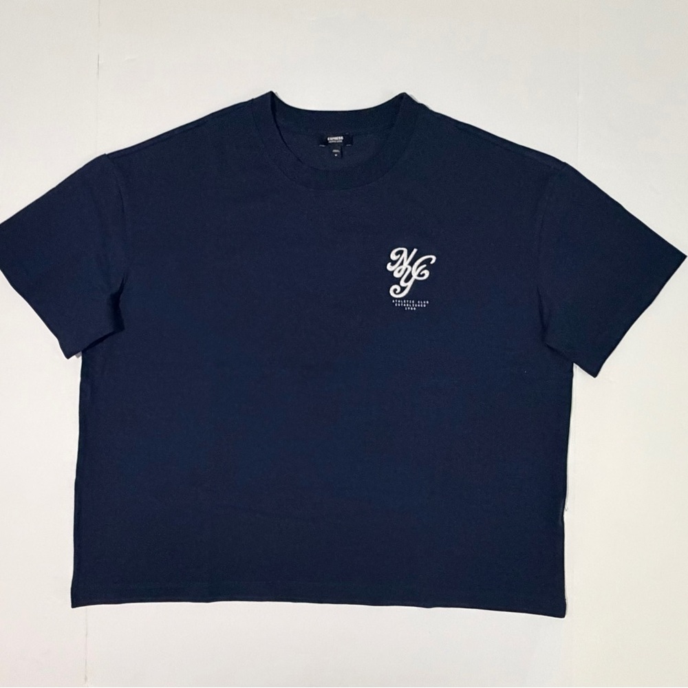 Express Navy Graphic T-Shirt
